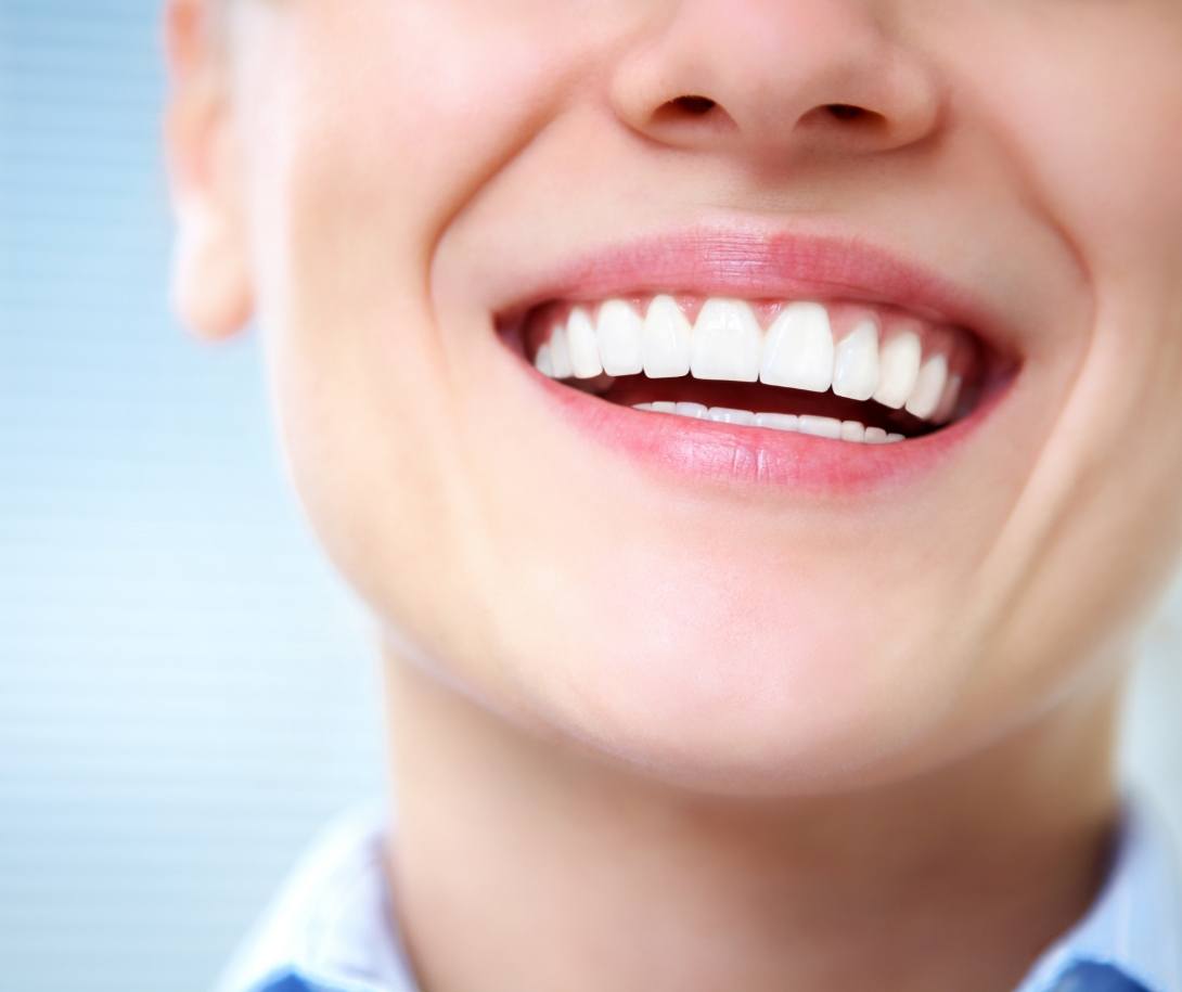 woman smiling