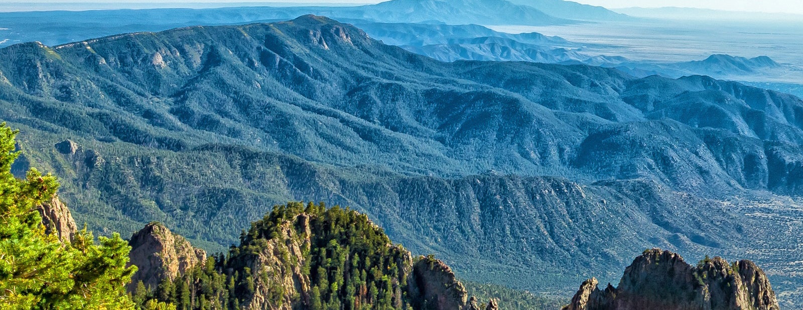 View of the mountains around Albuquerque
